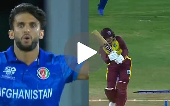 [Watch] Omarzai Foxes King With A Brilliant Inswinger Puts WI Under Early Pressure
